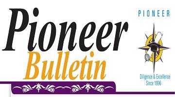Pioneer Bulletin Volume 1