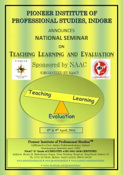 National Seminar sponsored by NAAC